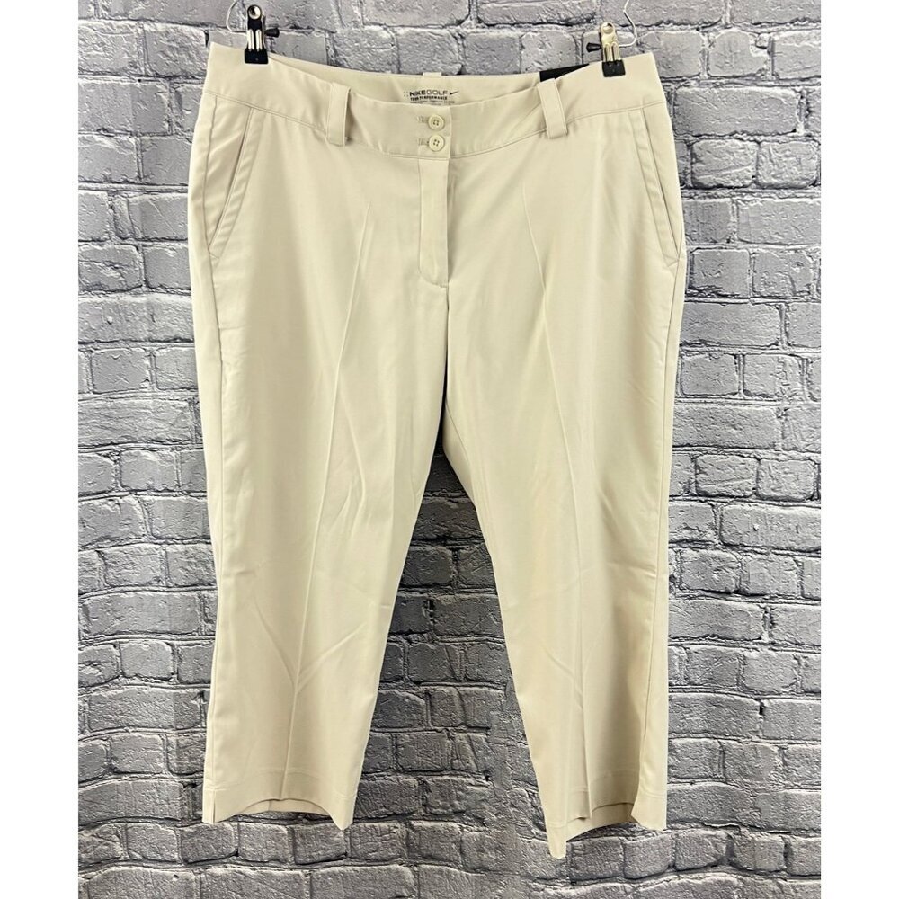 Nike Golf Modern Rise Capri Pants Womens 14 Beige New with Tags